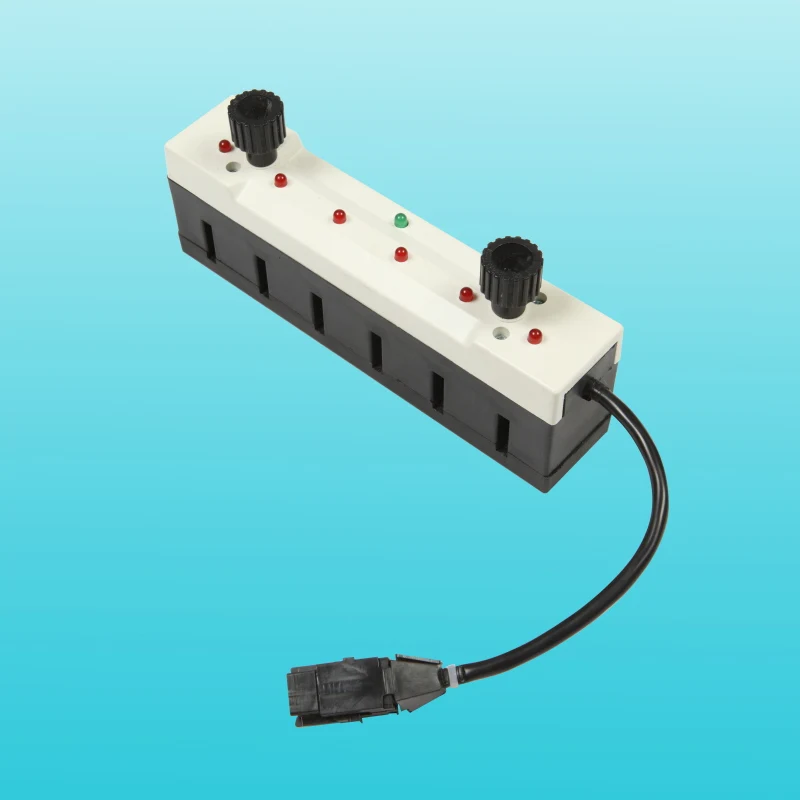 ¿Cómo controla la caja eléctrica del freno de urdimbre el funcionamiento del telar?